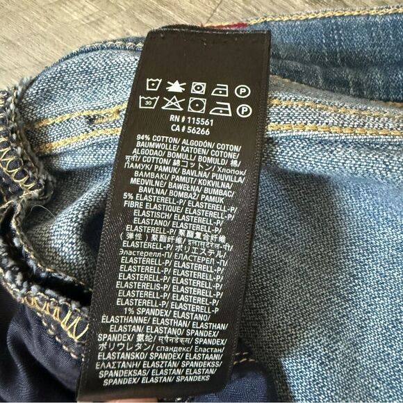 7 For All Mankind Josefina Jeans Mid Rise Button Fly - Picture 11 of 12